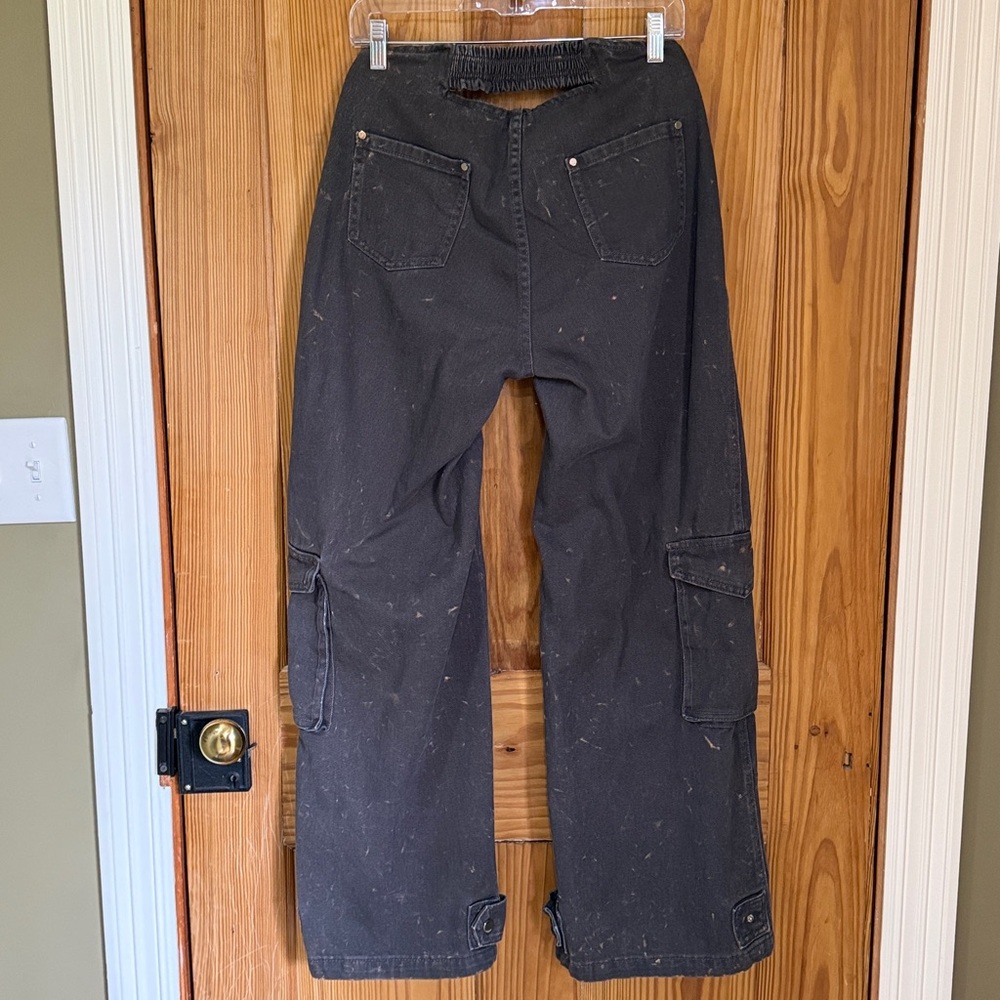RUVE Korl Wide Leg Cargo Jeans ~ M - Picture 6 of 13